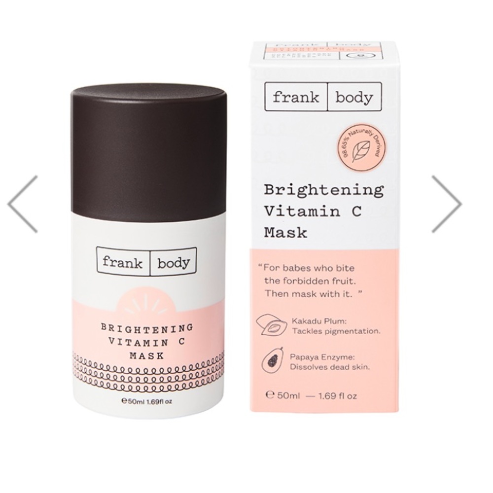 NIB Frank Body Brightening Vitamin C Mask